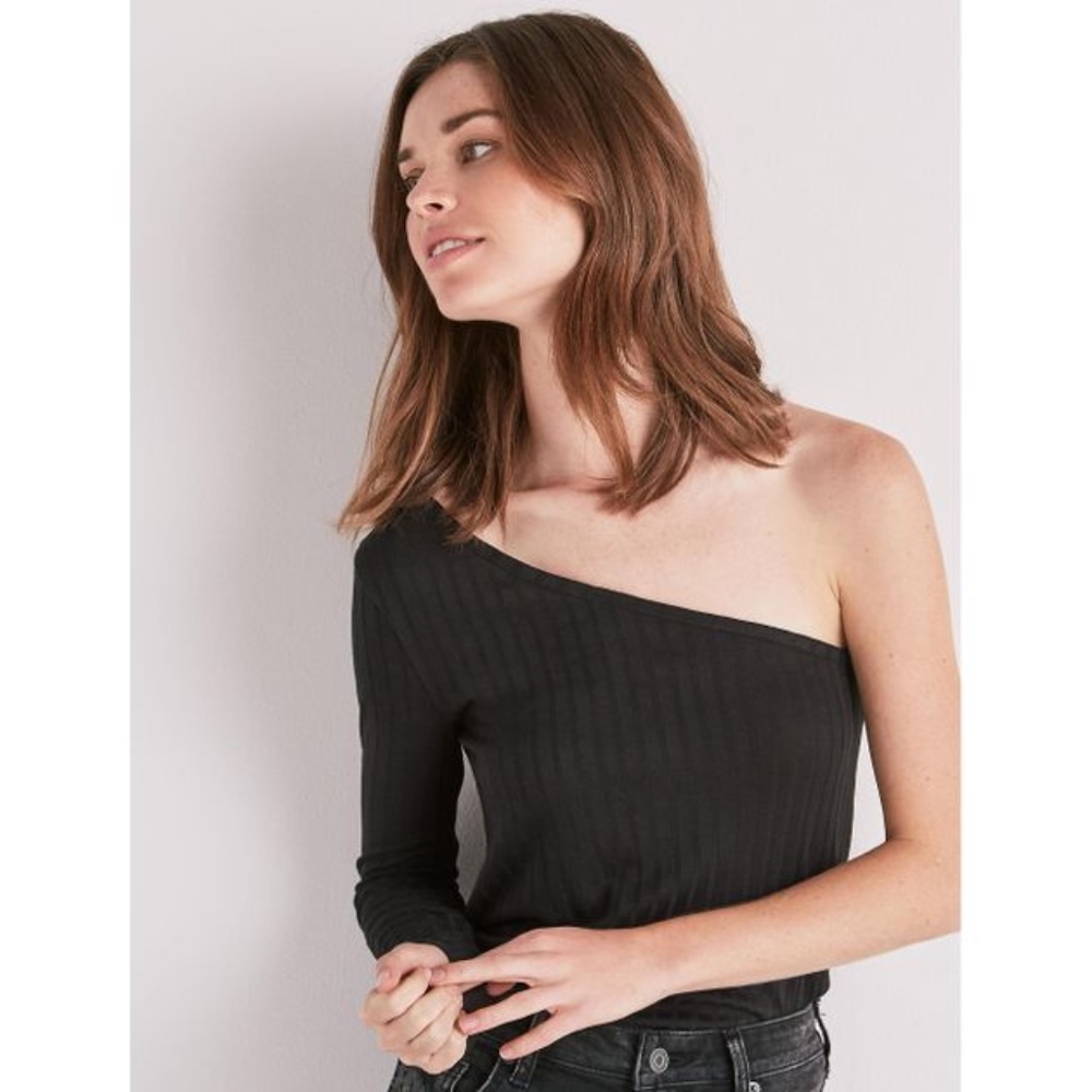 NEW W/TAG Lucky Brand One Shoulder Top - Picture 3 of 5